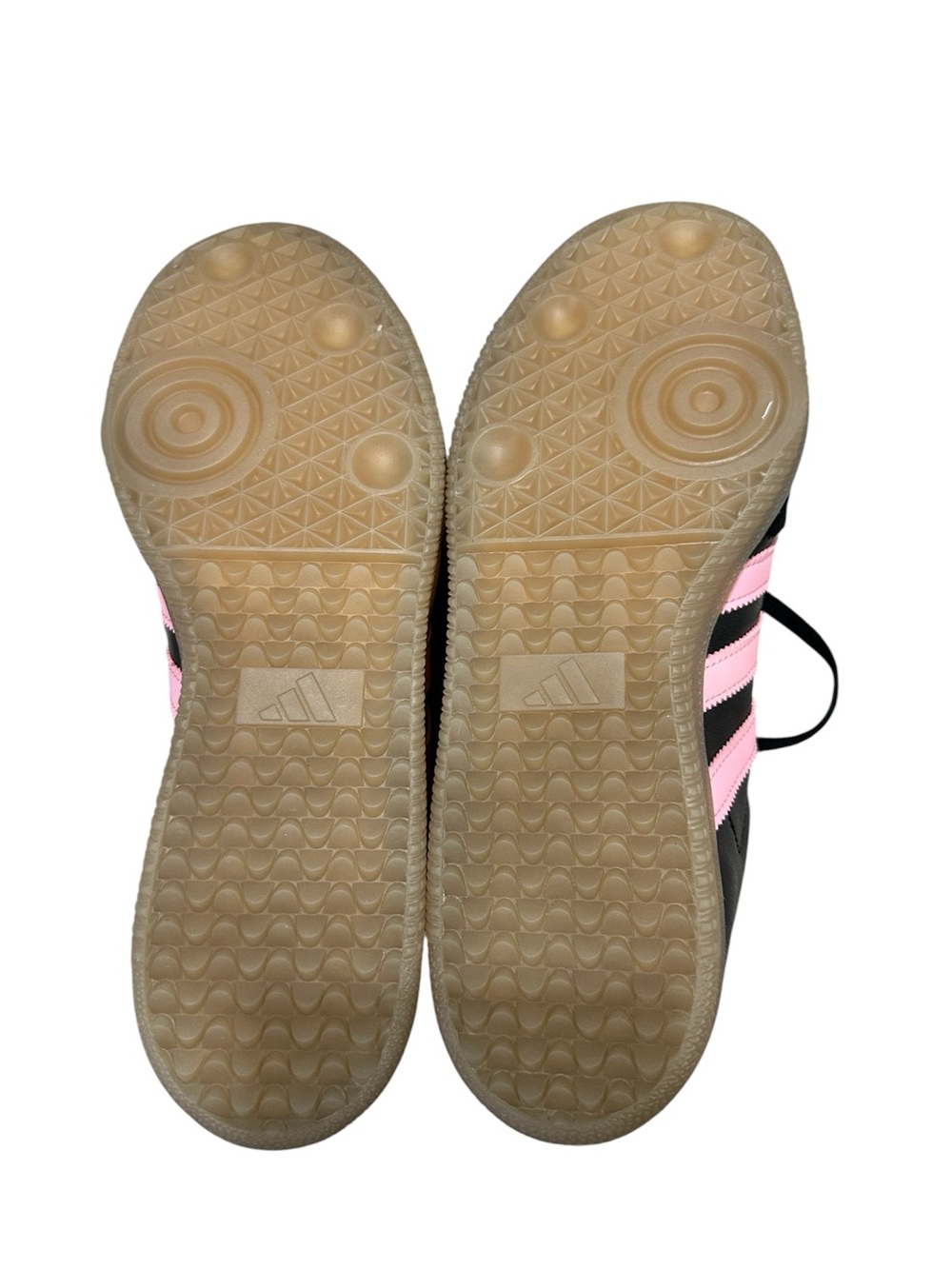 adidas Black & Pink Leather Samba Messi Sneakers Womens 10.5 Men 9 NWT - Picture 5 of 12